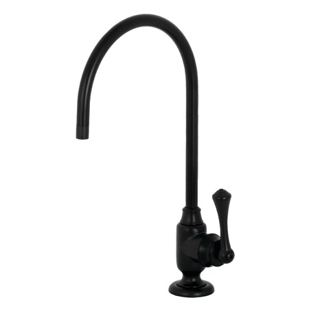 Kingston Brass KS5190BL Vintage Single-Handle Water Filtration Faucet, Matte Black KS5190BL
